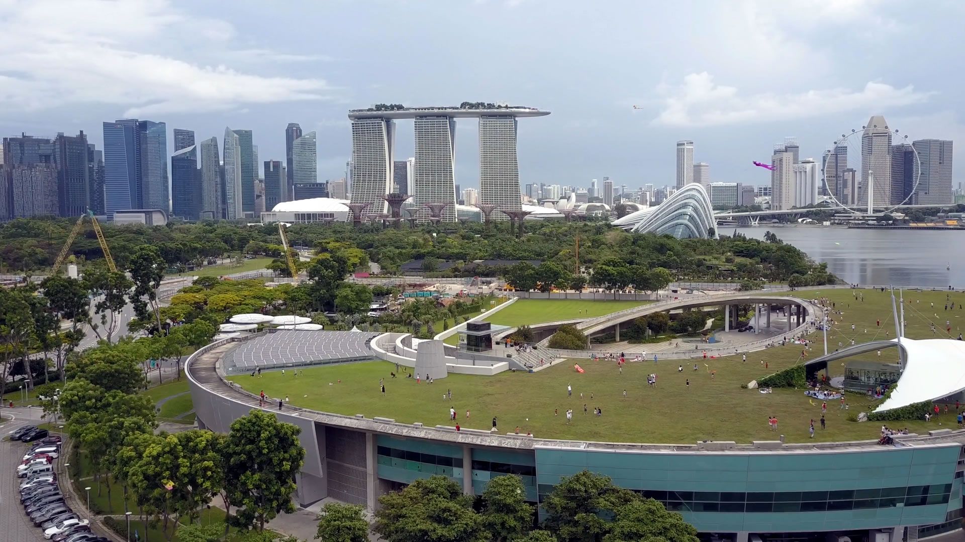 Unedited Footage @ Marina Barrage