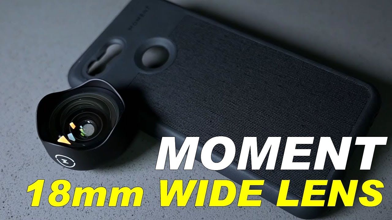 MOMENT 18mm Wide Angle Lens and Phone Case