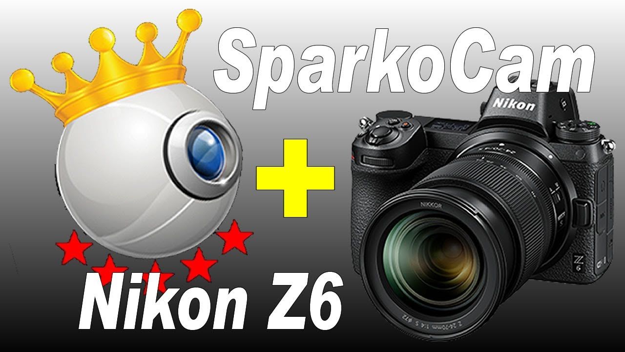 How to turn a NIKON or CANON camera into a WEBCAM using SPARKOCAM
